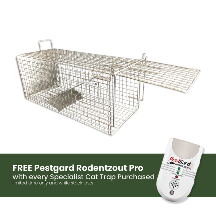 The Specialist Cat Trap + Free Pestgard Rodentzout Pro
